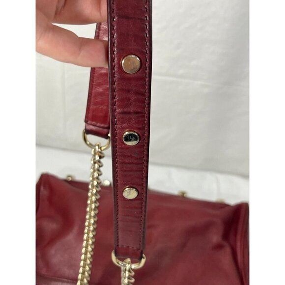 Red Rebecca Minkoff Burgundy M.A.C. Crossbody Bag - Picture 14 of 16
